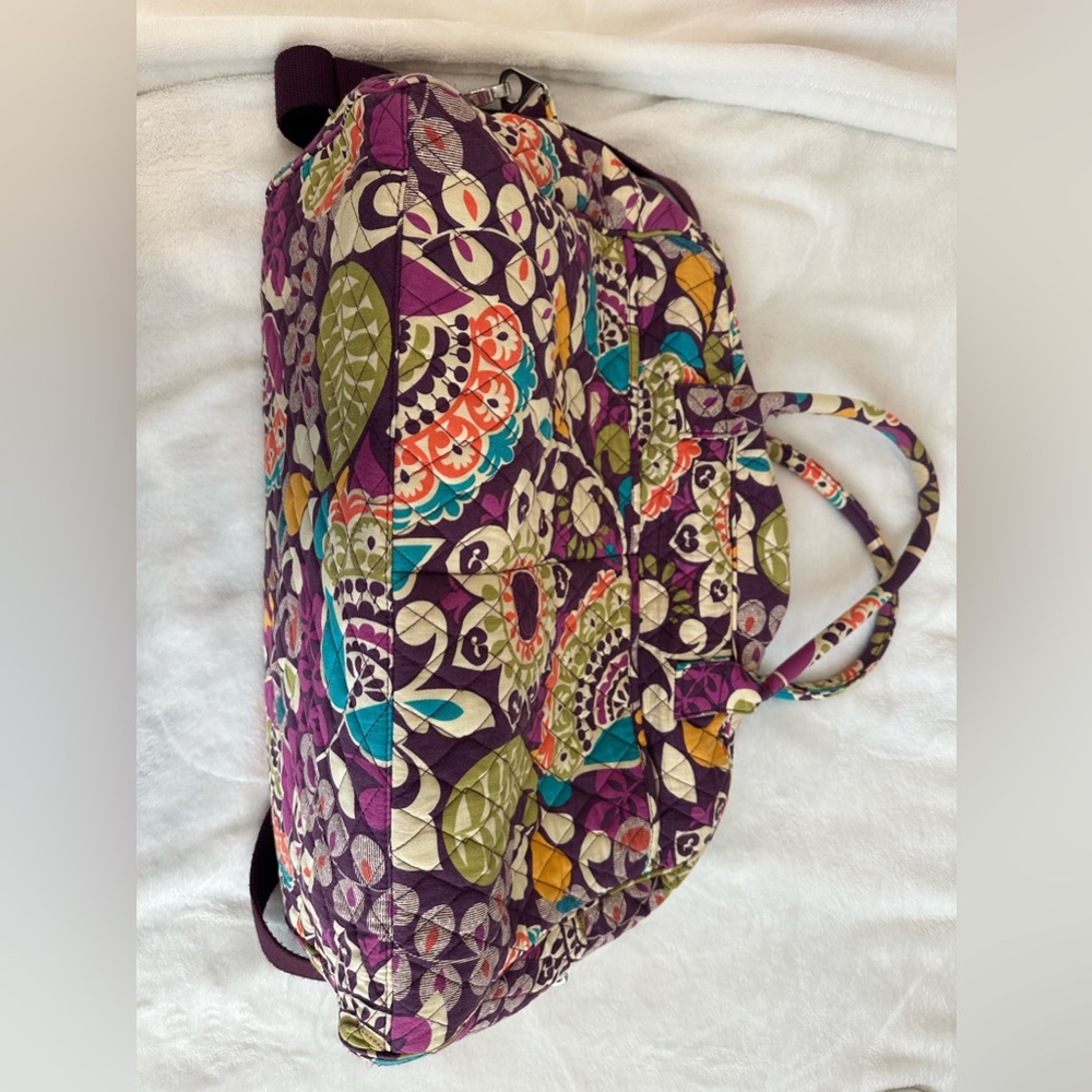 vera bradley duffel bag  “ plum crazy”